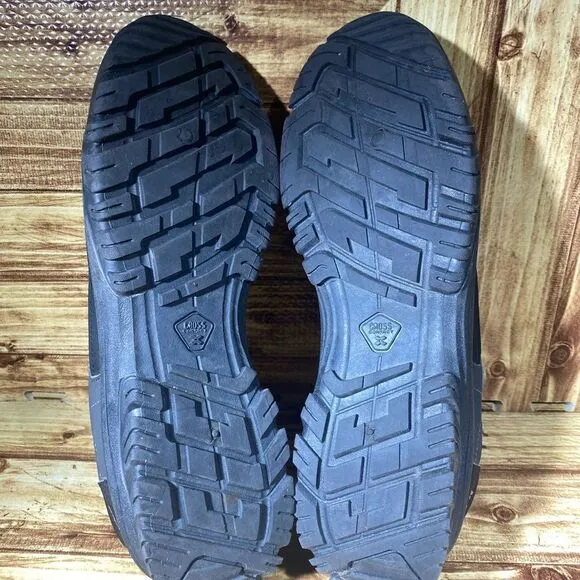 Quechua Decathlon NH100 Black Mens Walking Shoes Canvas Hiking Sz 13,5
