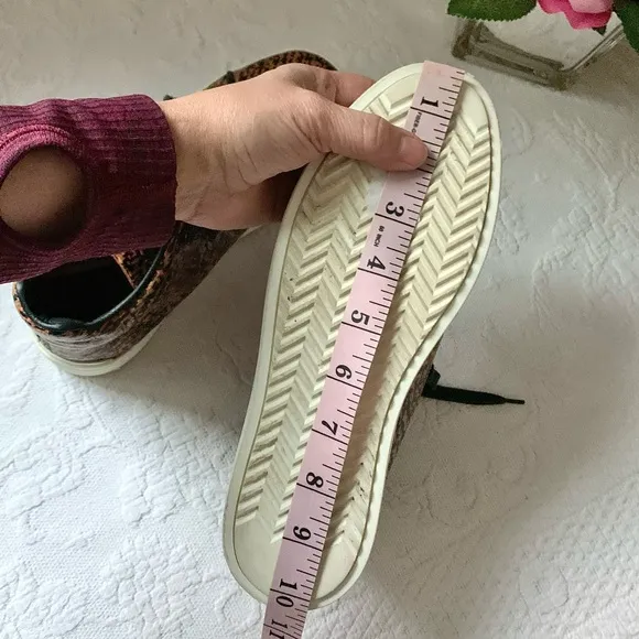 Rag &amp; Bone Kent Tweed Print High Top Sneakers 38 US 8