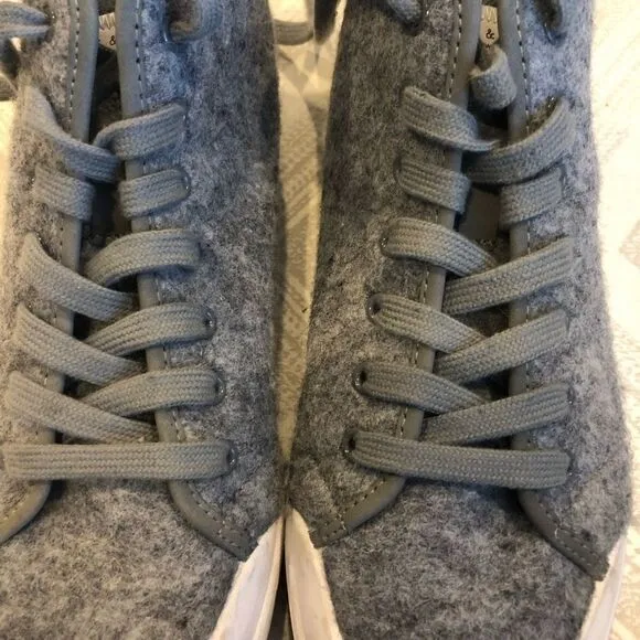 Rag &amp; Bone Gray Felt High Top Sneakers - Size 38