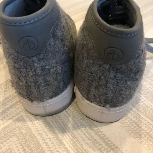 Rag &amp; Bone Gray Felt High Top Sneakers - Size 38