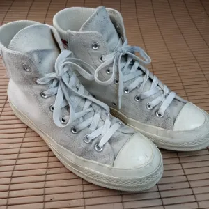 Rare Converse All Star Chuck Taylor White Wool High Top Sneakers Men's S…