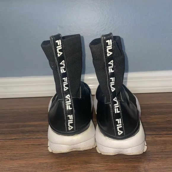 Rare fila slip on sneakers chunky sneakers ankle sock sneakers