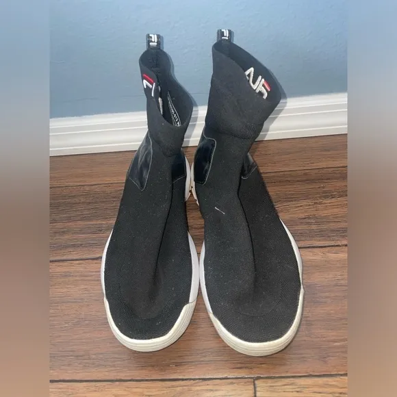 Rare fila slip on sneakers chunky sneakers ankle sock sneakers