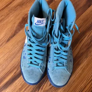 Rare Nike Blazer High Blazer High Blue 316664 413 27Cm Blu Enf56