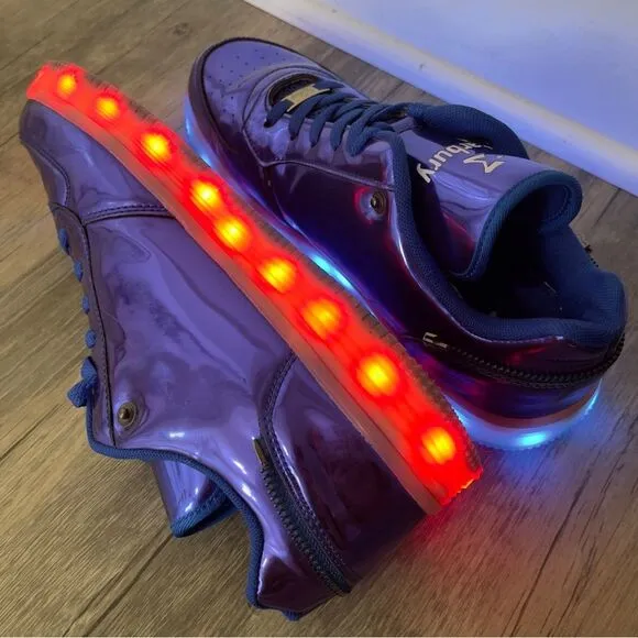 Rare Starbury Stephon Marbury LED Luminous Blue Size 9 Shoes