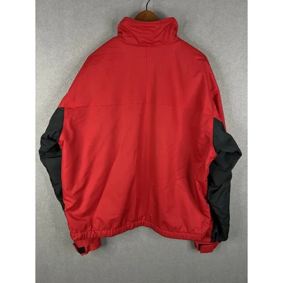Rare VTG POLO SPORT Ralph Lauren Spell Out Full Zip Fleece Lined Jacket 90s XL