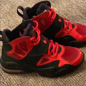 Red and Black Nike Sneakers