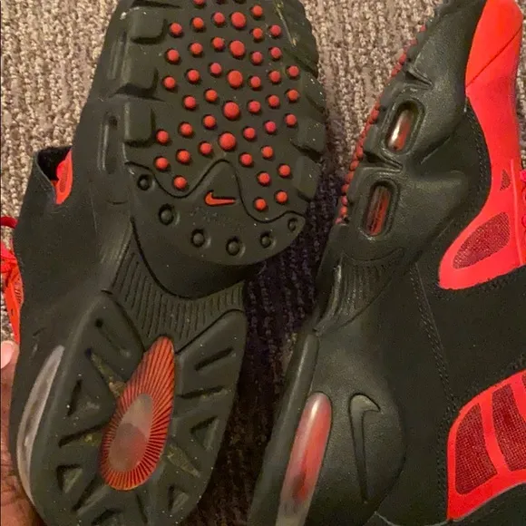 Red and Black Nike Sneakers