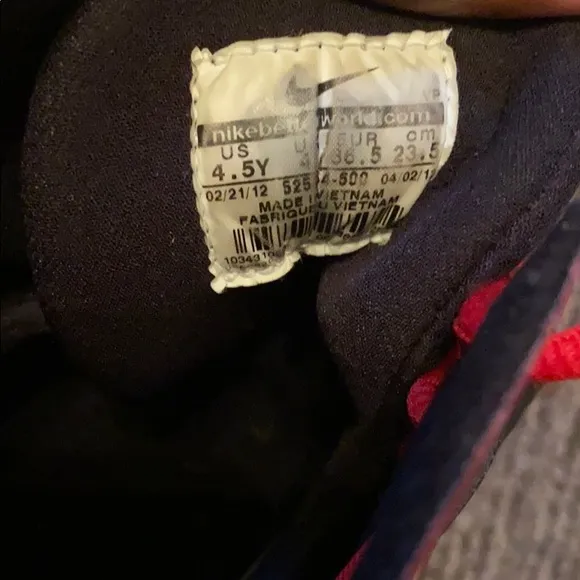 Red and Black Nike Sneakers