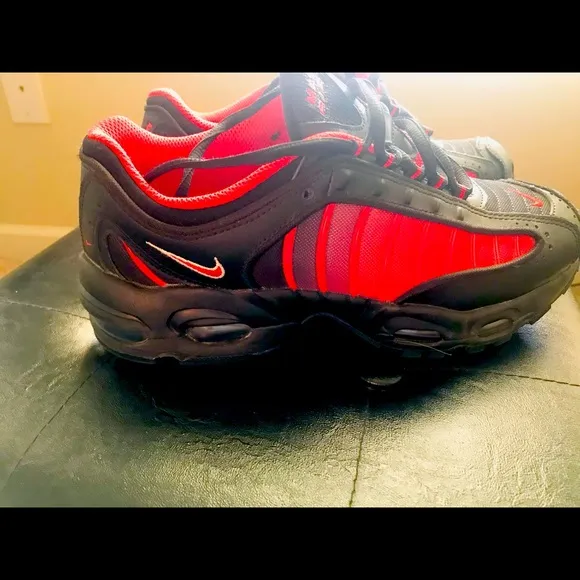Red Black, AirMax, Sneakers, Low Cut, Nike, Shoes