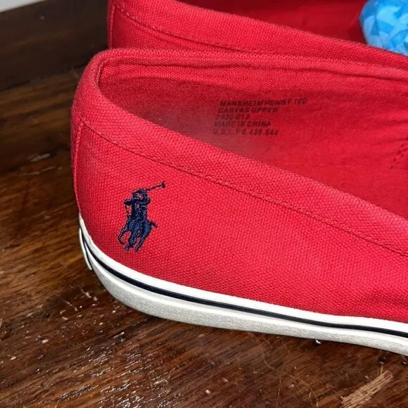 Red Polo by Ralph Lauren soft full zipper Fleece Hooded Hoodie sweatshirt shoes