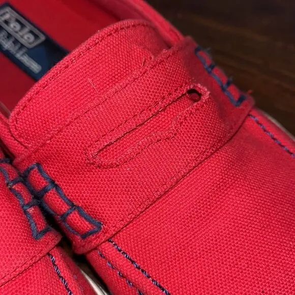 Red Polo by Ralph Lauren soft full zipper Fleece Hooded Hoodie sweatshirt shoes