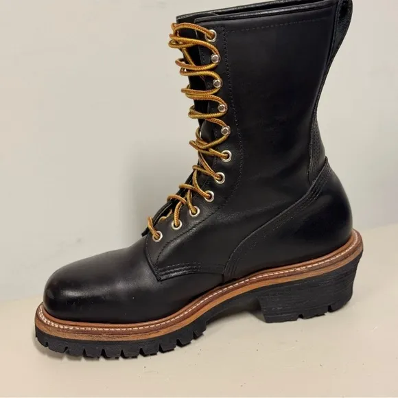 Red Wing 2218 LoggerMax leather Boots Men's Size 8 E2 (Wide)