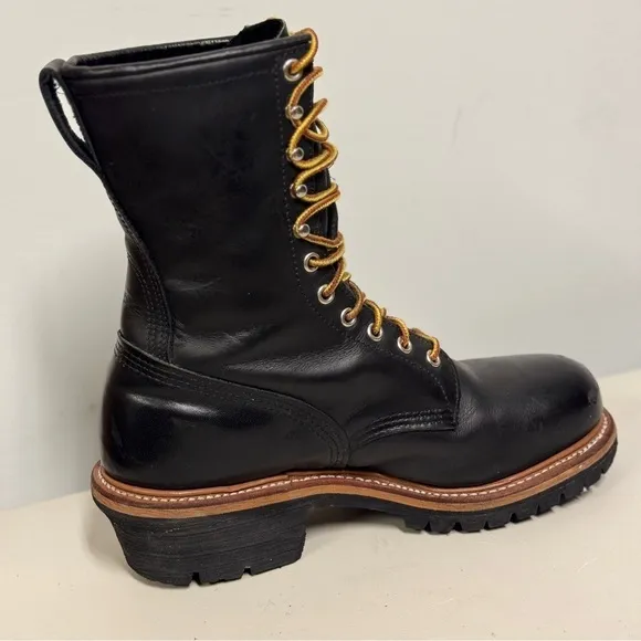 Red Wing 2218 LoggerMax leather Boots Men's Size 8 E2 (Wide)