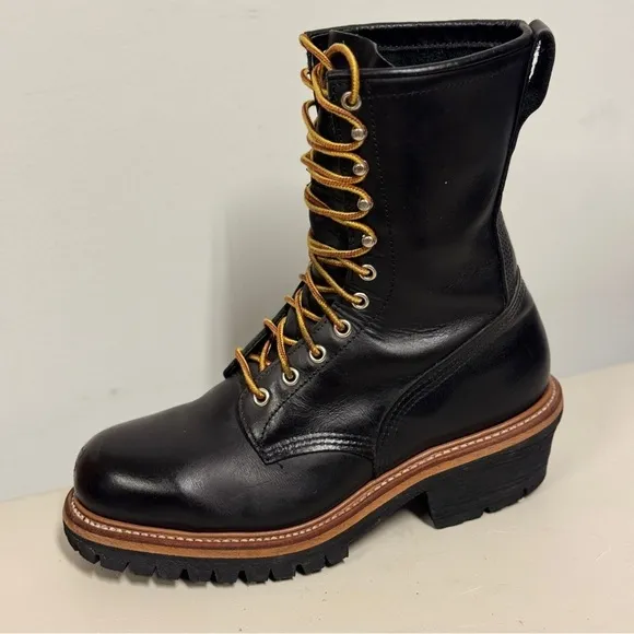 Red Wing 2218 LoggerMax leather Boots Men's Size 8 E2 (Wide)