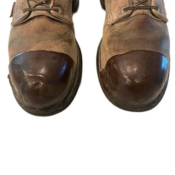 RED WING 2414 Steel Toe SUPERSOLE Leather Work Boots 12 D made in USA Goretex