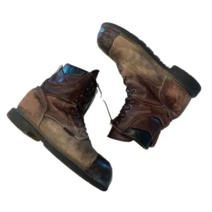 RED WING 2414 Steel Toe SUPERSOLE Leather Work Boots 12 D made in USA Goretex