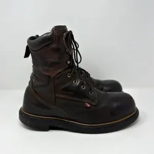 Red Wing 4200 8&quot; Dynaforce Steel Toe Lace Up Work Boots 9.5 WIDE