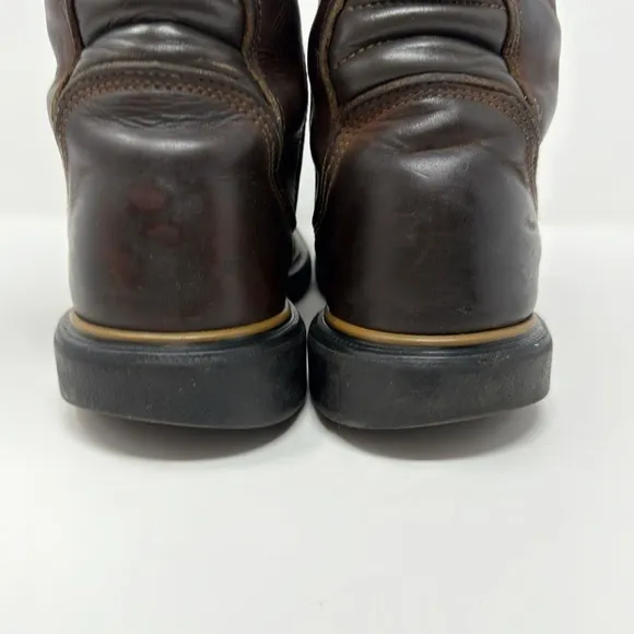Red Wing 4200 8&quot; Dynaforce Steel Toe Lace Up Work Boots 9.5 WIDE