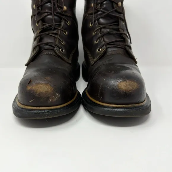 Red Wing 4200 8&quot; Dynaforce Steel Toe Lace Up Work Boots 9.5 WIDE
