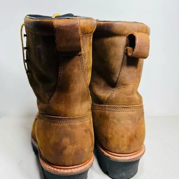 Red Wing 4417 Loggermax Work Boots Mens 9D Waterproof Steel Toe Insulated