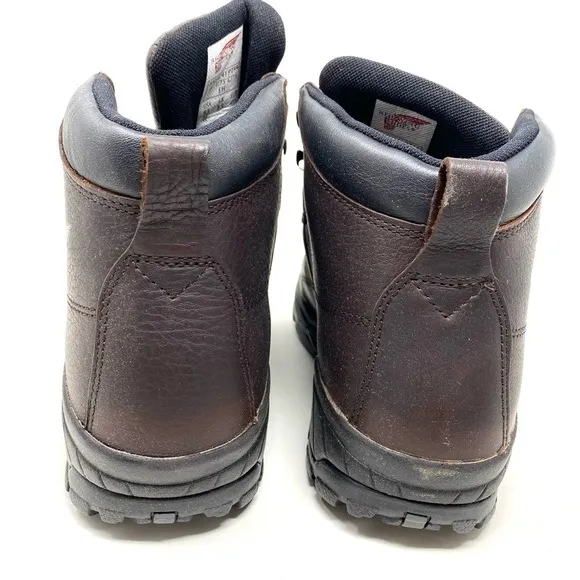 Red Wing 6” Safety Hiker Waterproof Brown Leather Boots