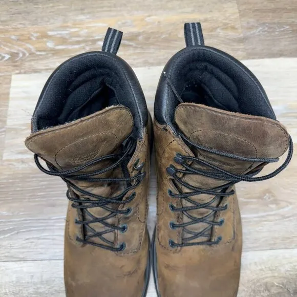 Red Wing 8&quot; Brown Leather Work Boot Men's Size 11.5