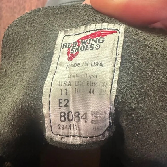 Red Wing Black Iron Rangers 11EE 8084 Made in USA