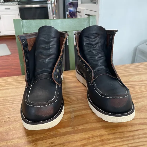 Red Wing Black Prairie Moc Toe Teacore size 8D
