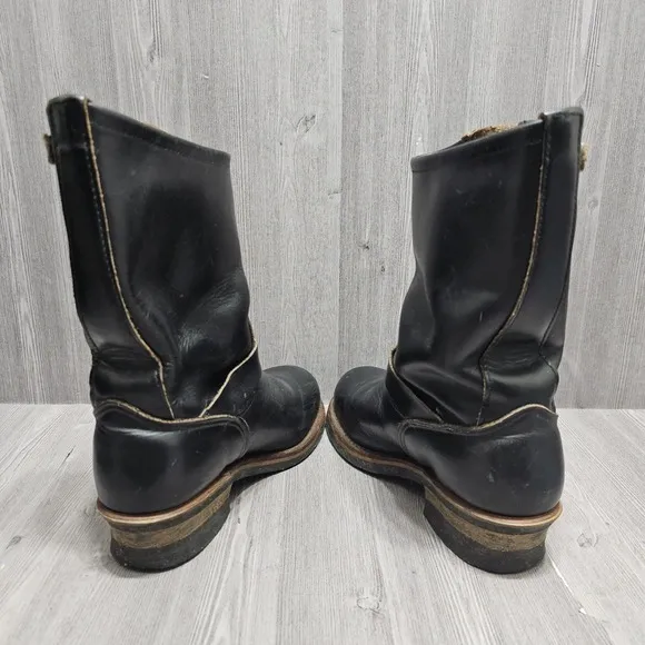 Red Wing Boots 2268 Engineer Riding Men's 6.5D Steel Toe Leather‎ Biker