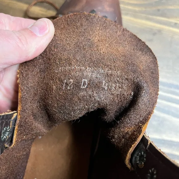 Red Wing Boots ANSI Z41 PT91 Steel Toe Brown Leather Men’s Sz 12D Made In USA
