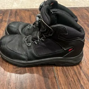 Red Wing Boots Mens 10 Tradesman Waterproof Hiker Boot Black Leather steel toe