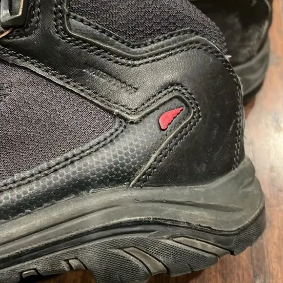 Red Wing Boots Mens 10 Tradesman Waterproof Hiker Boot Black Leather steel toe