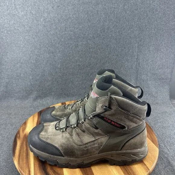 RED WING Boots Mens 11.5D 6670 Steel Toe Truhiker Work Waterproof M38 Brown