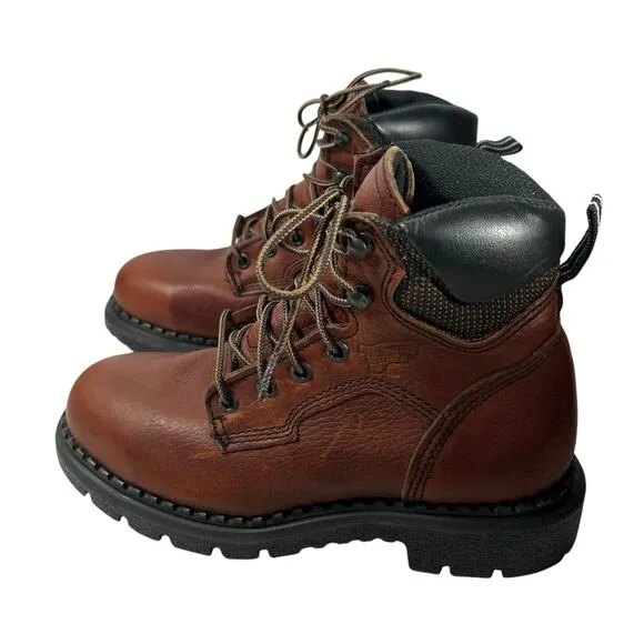 Red Wing Boots Men’s 6.5 B 2326 Work Steel Toe Brown Shoes ASTM F 2413-11
