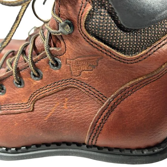 Red Wing Boots Men’s 6.5 B 2326 Work Steel Toe Brown Shoes ASTM F 2413-11