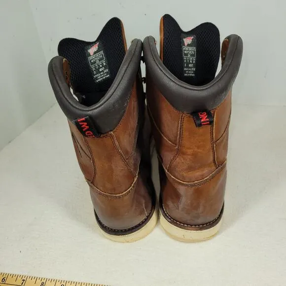 Red Wing Boots Mens Sz 12 D Brown Waterproof Boot Workwear Gorpcore Utility Work