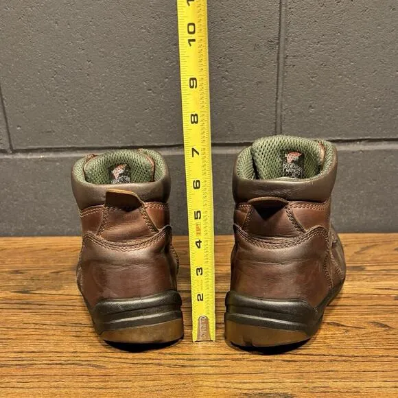 Red Wing Brown Leather Steel King Toe Work Boots Men’s 9.5