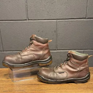 Red Wing Brown Leather Steel King Toe Work Boots Men’s 9.5