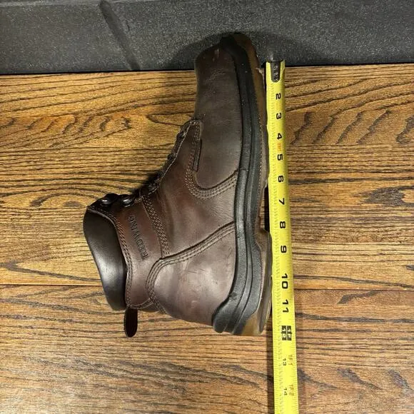 Red Wing Brown Leather Steel King Toe Work Boots Men’s 9.5