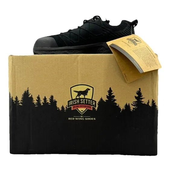 Red Wing Irish Setter‎ Nisswa Women's 7.5 Aluminum Safety Toe Black Shoe Boot