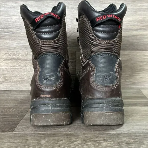 Red Wing King Toe Boots 3548 Men 8D Thinsulate Ultra Waterproof CSA Steel Toe 8&quot;