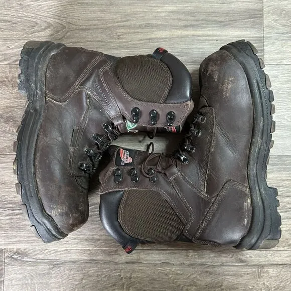 Red Wing King Toe Boots 3548 Men 8D Thinsulate Ultra Waterproof CSA Steel Toe 8&quot;