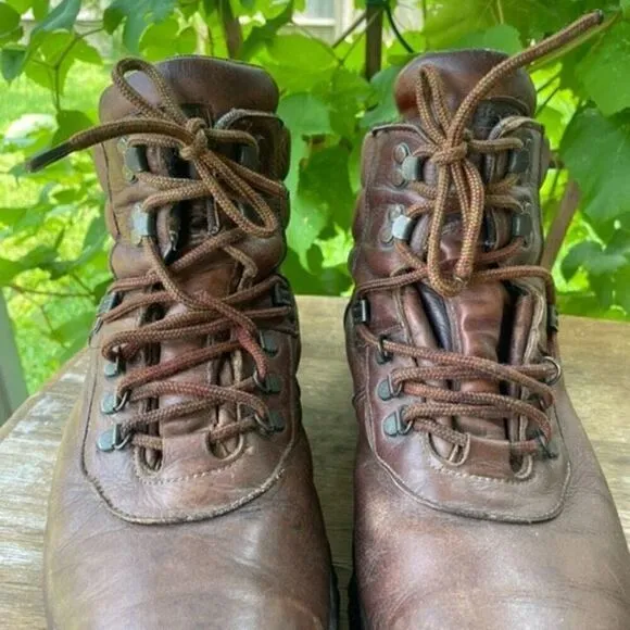 Red Wing Leather Steel Toe Work Boots Mens Sz 13 D Lace Up Oilfield Construction
