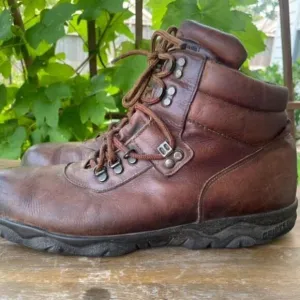 Red Wing Leather Steel Toe Work Boots Mens Sz 13 D Lace Up Oilfield Construction