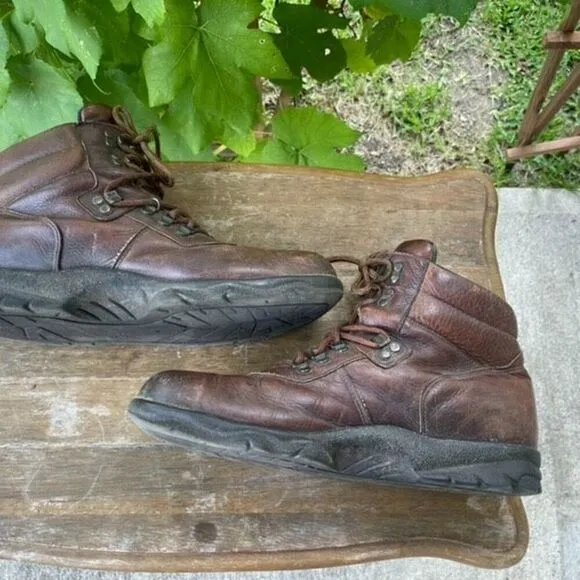 Red Wing Leather Steel Toe Work Boots Mens Sz 13 D Lace Up Oilfield Construction