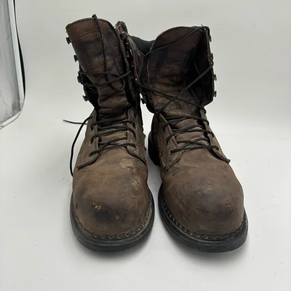 Red Wing Men’s 13 Brown Leather 4435 Supersole steel toe Work Boots