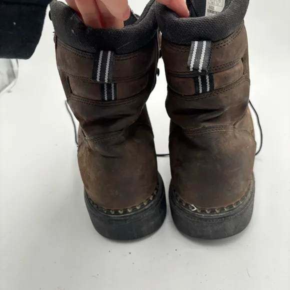 Red Wing Men’s 13 Brown Leather 4435 Supersole steel toe Work Boots