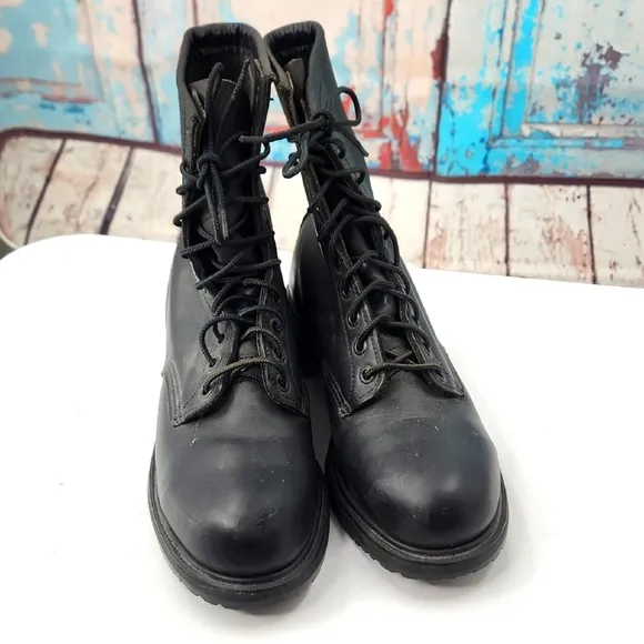 Red Wing Men's 4473 Steel Toe Size 7.5 D Combat Military Firefighter ANSI Z41