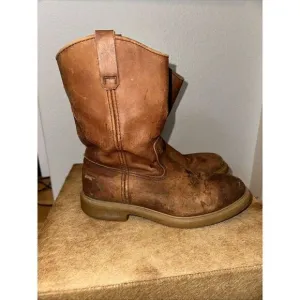 Red Wing Pecos‎ 494 Men's 12 D Leather Steel Toe Work Boots Made in USA